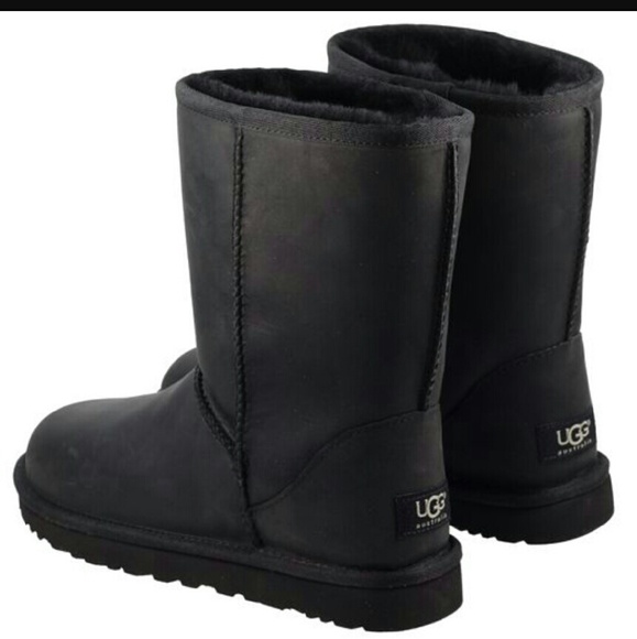 Leather UGG boots