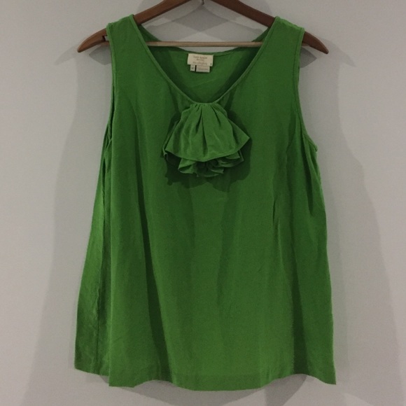 Happy green Kate Spade work blouse