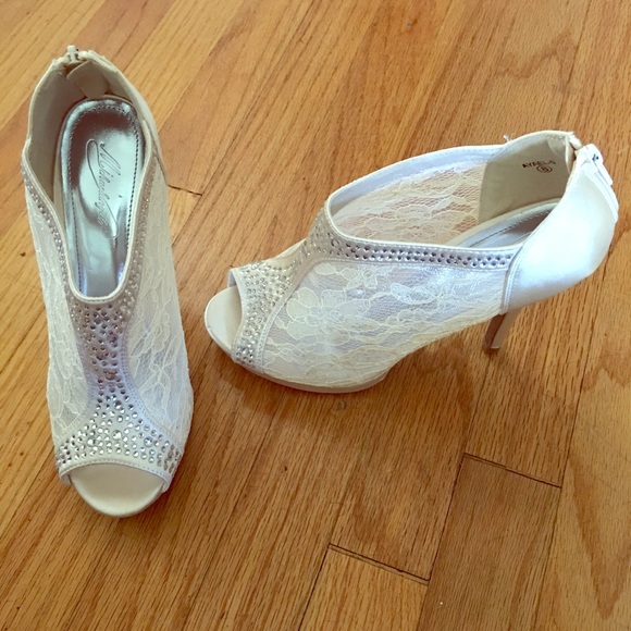 Satin & Lace Stilettos