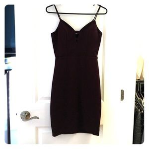 Maroon dress