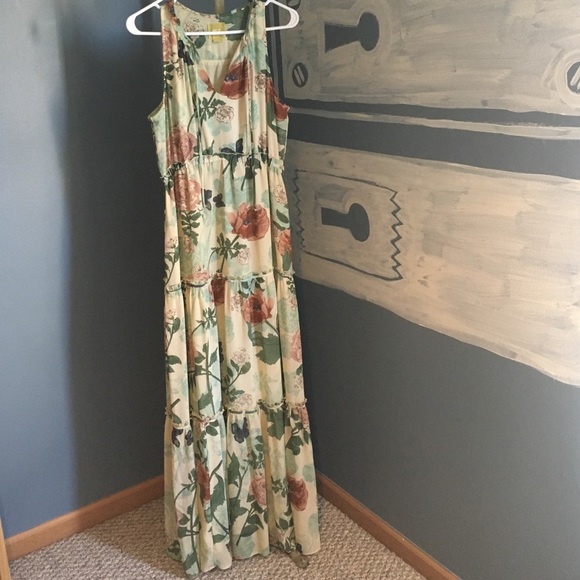 Anthropologie floral dress