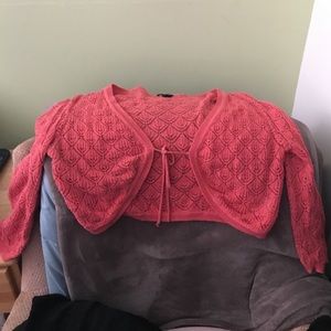 Crochet bolero sweater