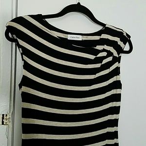 Calvin Klein striped dress size 4