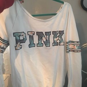 VS Pink Cropped Sweatshirt