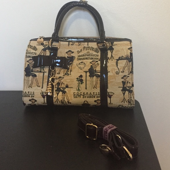 Boutique Handbags - Beautiful brown/tan handbag (crossbody option!)