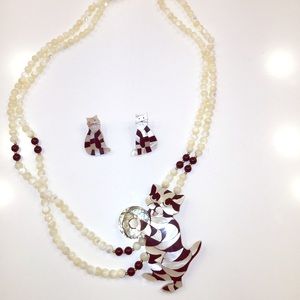 Beautiful cat Jewelry set