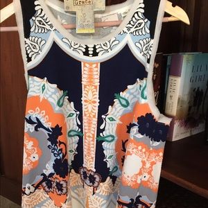 Anthropologie paisley easy wearing top