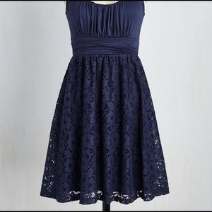 Modcloth Artisan Iced Tea dress in Blueberry