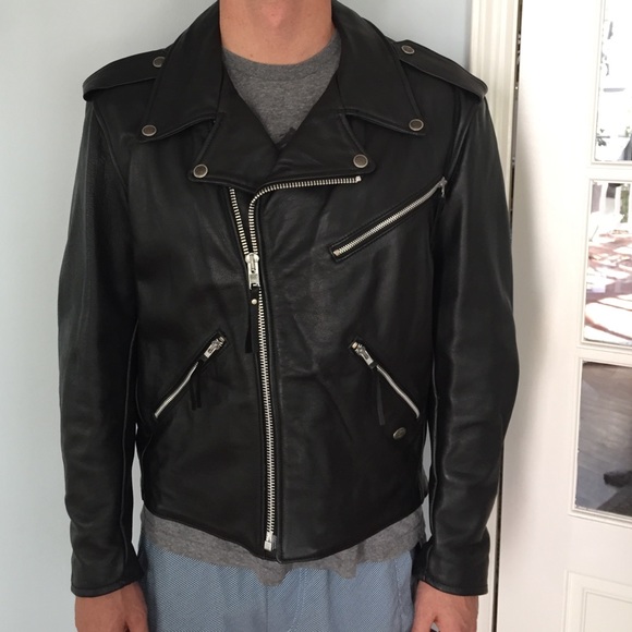 New Men's Harley Davidson leather jacket size L - Picture 2 of 4