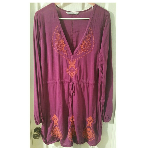 Athleta purple tunic/cover-up