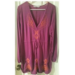 Athleta purple tunic/cover-up
