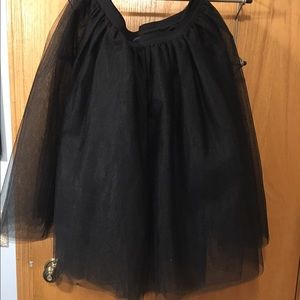 Lane Bryant tulle skirt in black