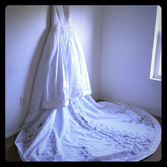 Princess style wedding gown