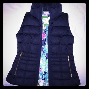 Lilly Pulitzer Navy Vest