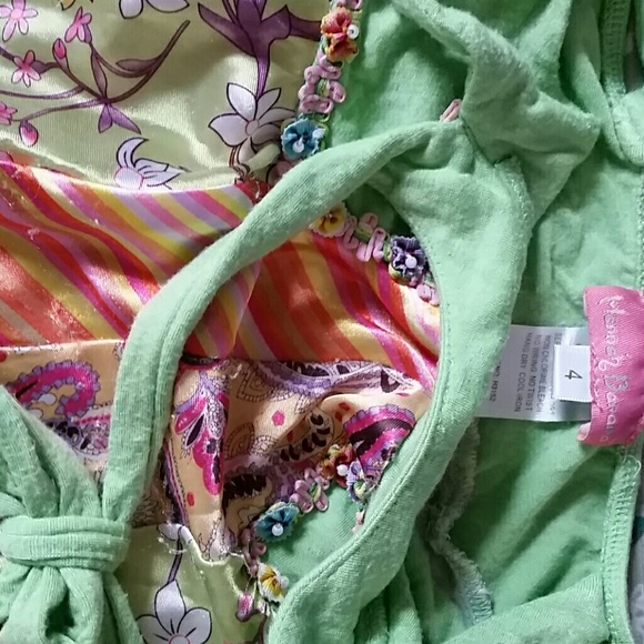 Girl's Multicolor & Multidesign Dress - Picture 3 of 4