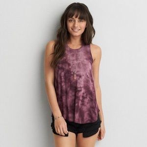 American Eagle tie dye tank