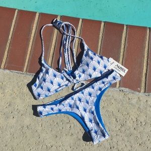 Two piece bathing suit