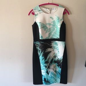DKNYC Sleeveless print dress