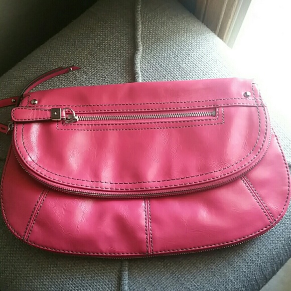 Pink clutch