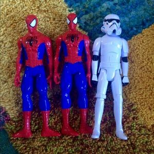 New Spider-Man and Storm Trooper Figures