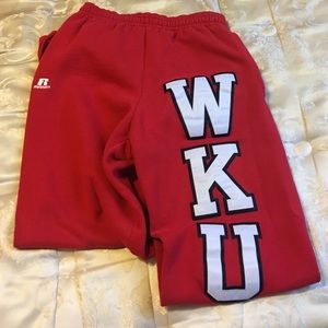 WKU sweatpants.