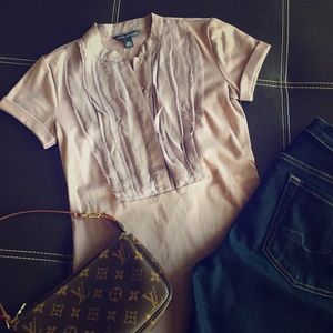 NWT Banana Republic Ruffle Front Shirt