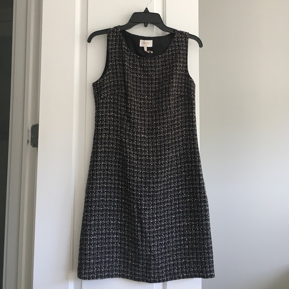 Laundry by Shelli Segal Tweed shift dress