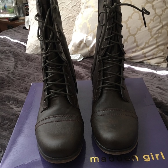 Steve Madden combat boots