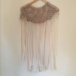 Free people macrame dress