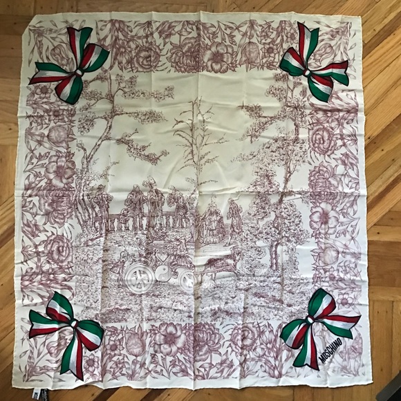 Moschino silk scarf - perfect condition.
