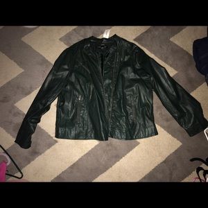 Lane Bryant faux leather jacket 22/24