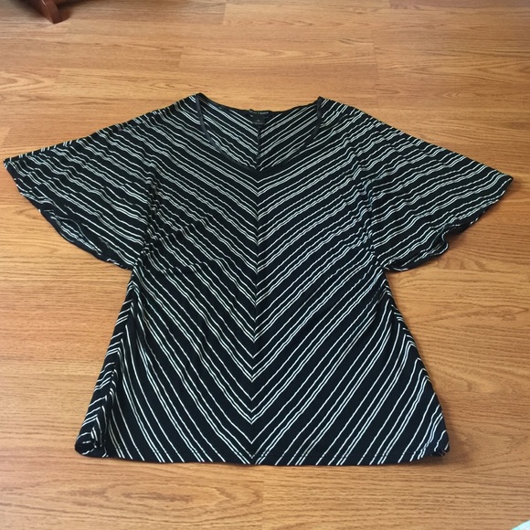 Dolman sleeve shirt.