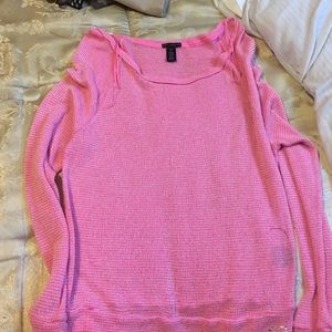 Pink Aeropostale shirt.