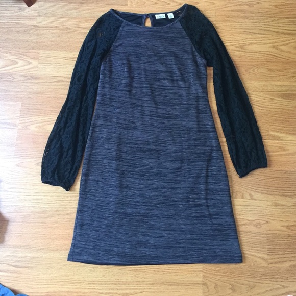 Crochet long sleeve dress