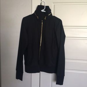 Lululemon like new black future varsity jacket