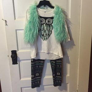 3 piece knit works outfit