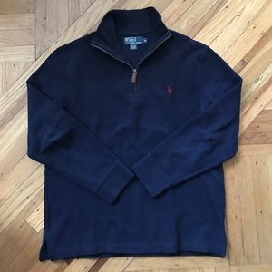 Men's Polo by Ralph Lauren half zip - Navy size M