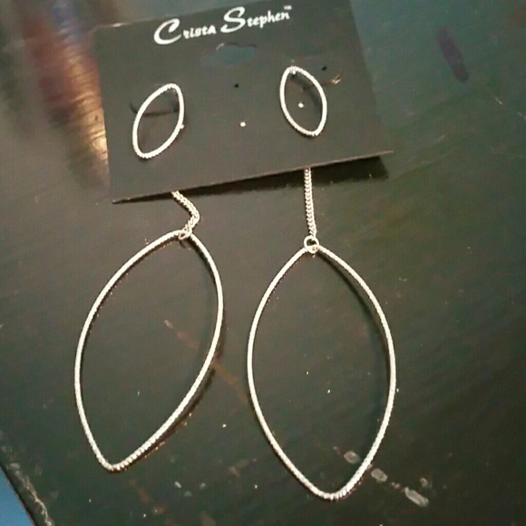 Silver earrings