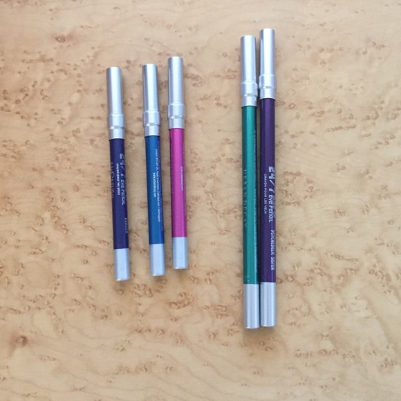 5 Urban Decay 24-7 glide on eye pencils