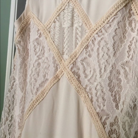 SOLD--Detailed off white dress - Picture 2 of 4