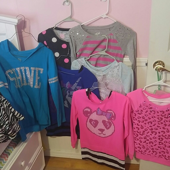 Justice size 12 tops