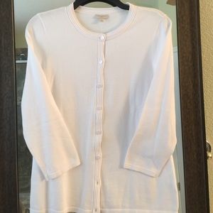White Talbots cardigan