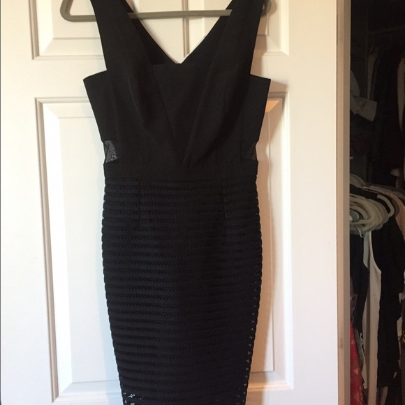NWT Grama Black Bodycon Dress Size S - Picture 2 of 4