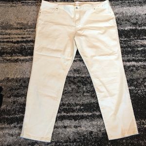 Womens Ava Viv Off White Denim Leggings Jeans