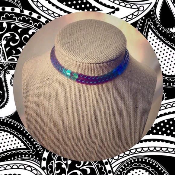 Quality Handmade Sequin Choker