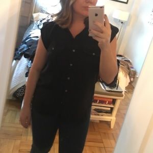 Madewell Silk Camp Shirt - M