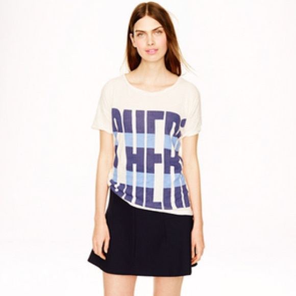 { J Crew } Cheri T-Shirt Tee