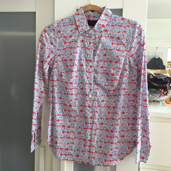 NWOT J. Crew Liberty of London shirt