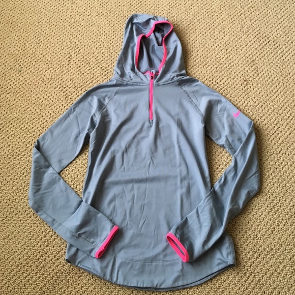 Nike half zip hoodie