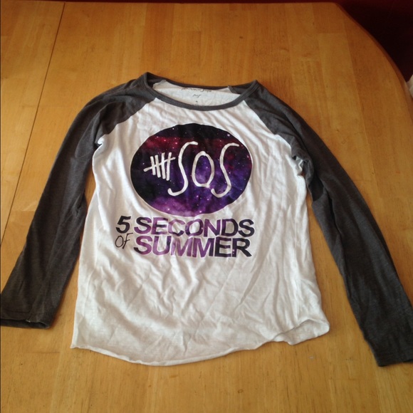 5 SOS Baseball Tee - Picture 1 of 2
